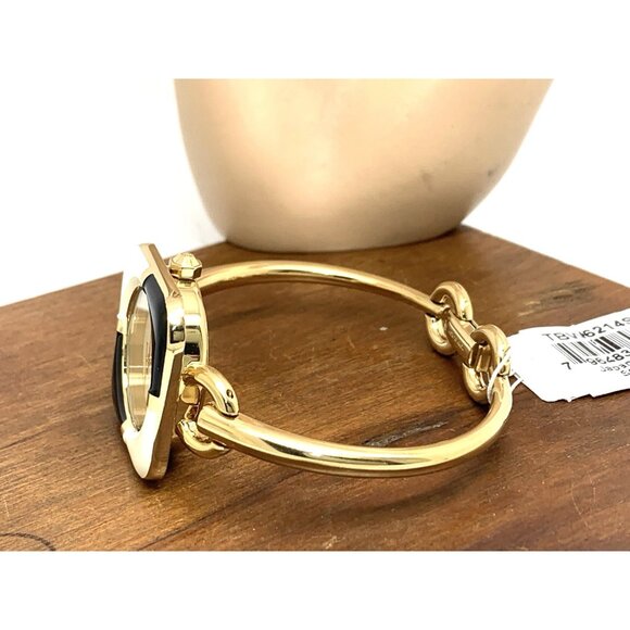 Tory Burch Womens Watch TBW6214SET Gold Cream Dial Bangle Interchangeable Bezel
